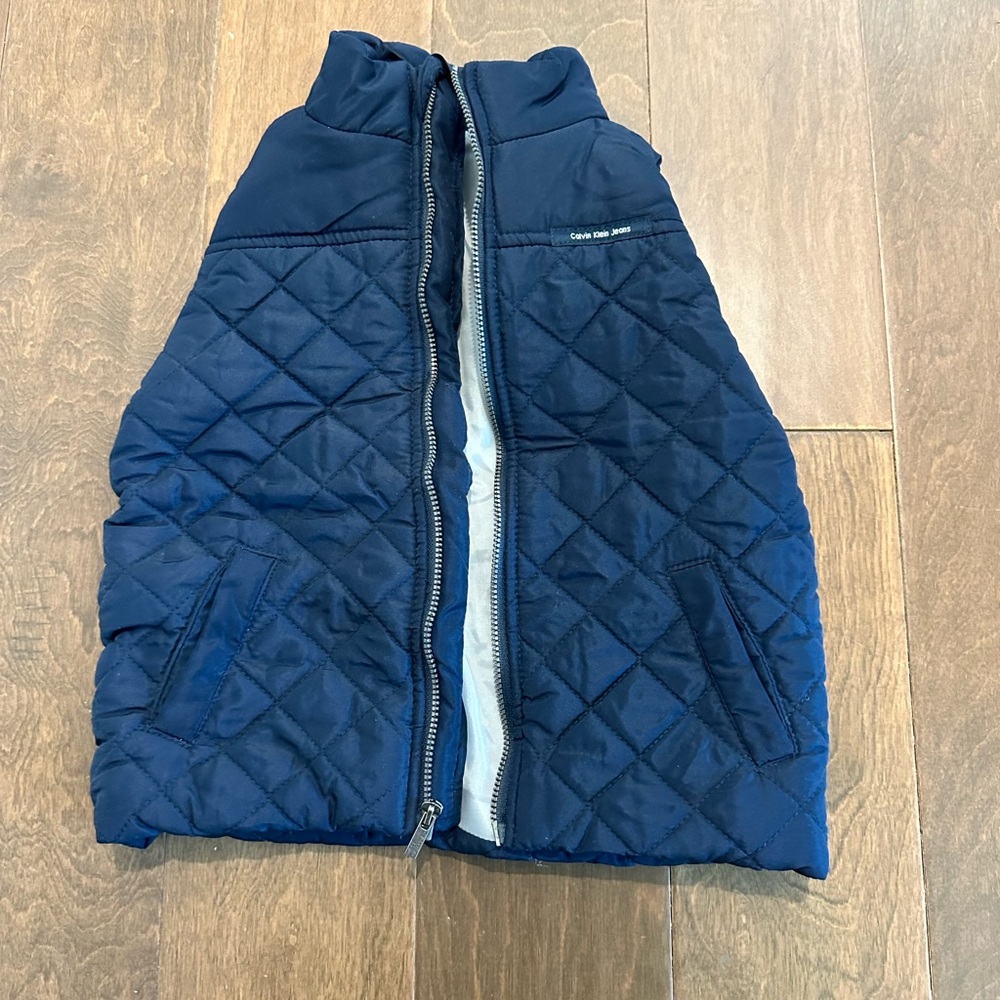 Calvin Klein Kids Quilted Blue Vest